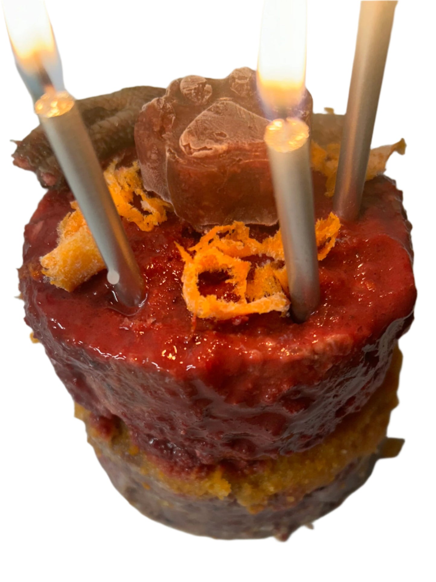 RAW Birthday Cake - 500grams 2 Tier